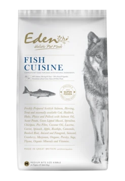 Eden Dog - 80/20 Fish Cuisine Medium Kibble 12kg