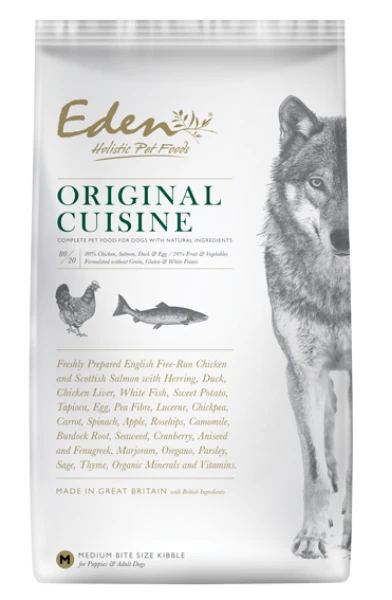 Eden Dog - 80/20 Original Cuisine Medium Kibble 12kg 3 Eden Dog - 80/20 Original Cuisine Medium Kibble 12kg