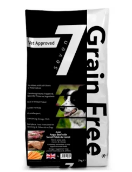 Seven Dog - Adult Angus Beef With Sweet Potato & Carrot Grain Free 12kg 3 Seven Dog - Adult Angus Beef With Sweet Potato & Carrot Grain Free 12kg