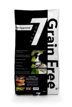 Seven Dog - Senior / Light Trout & Salmon With Sweet Potato & Asparagus Grain Free 2kg