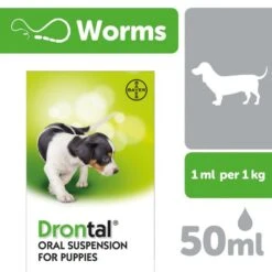Drontal Puppy Oral Suspension 50ml