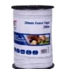Fenceman Fence Tape White 20mm X 200m -PetHaven Sales Store 0004028 fenceman fence tape white 20mm x 200m 600