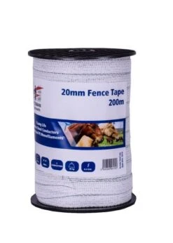Fenceman Fence Tape White 20mm X 200m