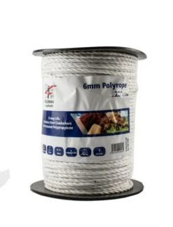 Fenceman Polyrope White 6mmX200m