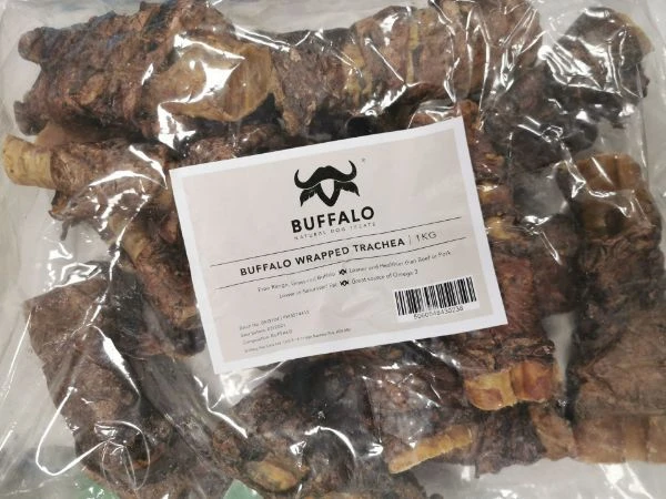 Buffalo Wrapped Trachea 1kg 3 Buffalo Wrapped Trachea 1kg