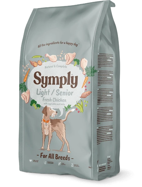 Symply Dog - Adult Light / Senior Chicken 2kg 3 Symply Dog - Adult Light / Senior Chicken 2kg