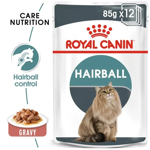 Royal Canin Cat - Pouch Box Hairball Care In Gravy 12x85g 4 Royal Canin Cat - Pouch Box Hairball Care In Gravy 12x85g - Image 2