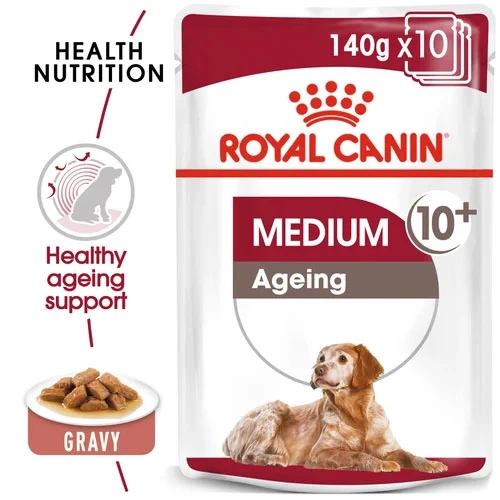 Royal Canin Dog - Pouch Box Medium Ageing 10+ 10x140g 4 Royal Canin Dog - Pouch Box Medium Ageing 10+ 10x140g - Image 2