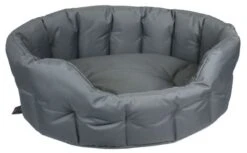P & L Oval Waterproof Softee Bed Grey 5