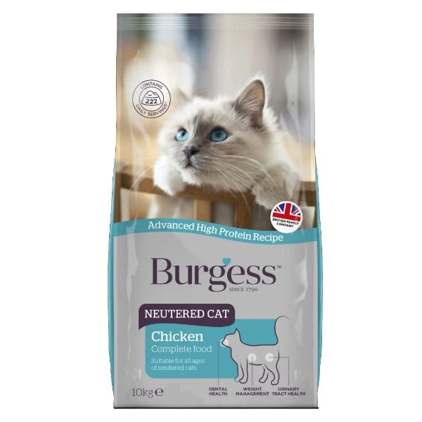 Burgess Cat - Neutered 10kg 3 Burgess Cat - Neutered 10kg
