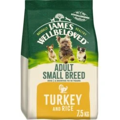 James Wellbeloved Dog - Adult Small Breed Turkey & Rice 7.5kg