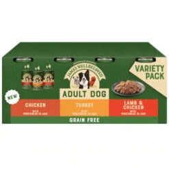 James Wellbeloved Dog - Grain Free Turkey, Lamb & Chicken In Loaf Variety Pack 12x400g