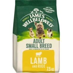 James Wellbeloved Dog - Adult Small Breed Lamb & Rice 7.5kg