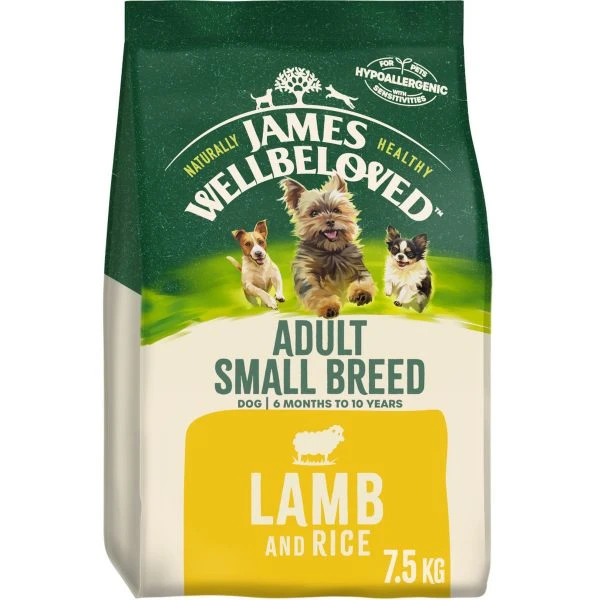 James Wellbeloved Dog - Adult Small Breed Lamb & Rice 7.5kg 3 James Wellbeloved Dog - Adult Small Breed Lamb & Rice 7.5kg